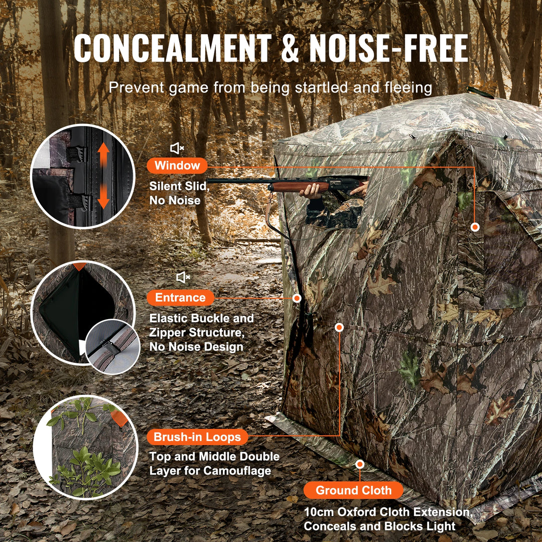SucceBuy 270 See Through Hunting Blind For 2 3 Person