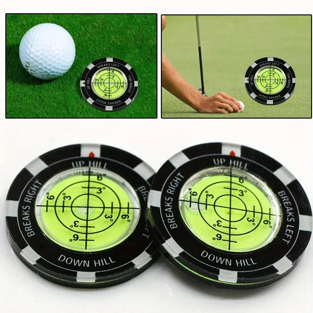 Golf Putt Ball Marker Green Reading Slope Putting 1PC JJ024
