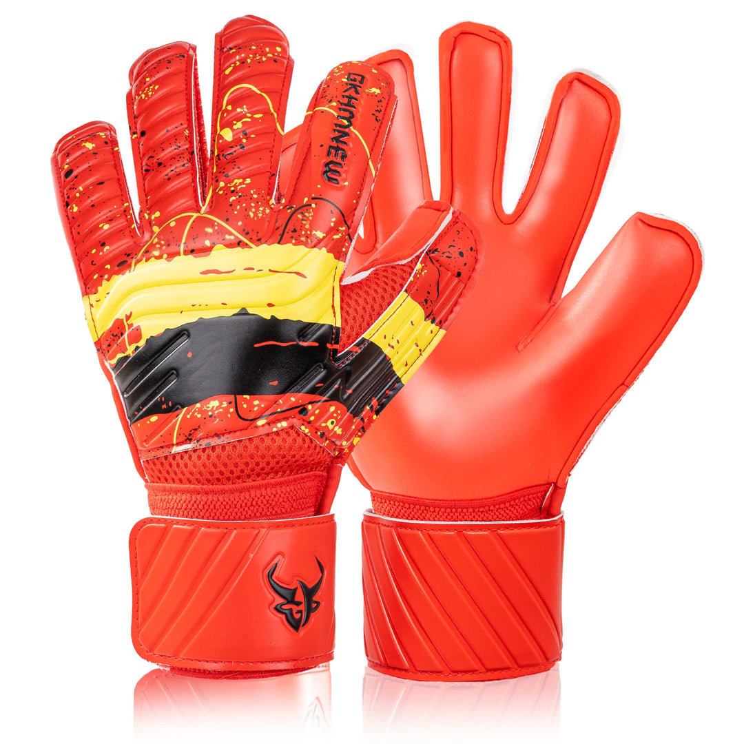 Goalkeeper Gloves for Adult & Youth – Soccer Goalie Gloves, Strong Latex Grip, Double Wrist Support & Breathable Mesh