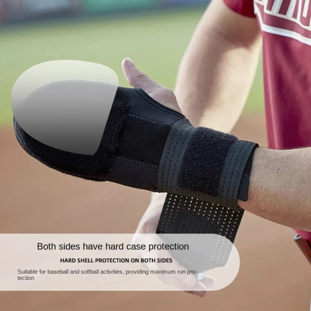 Icecream Baseball Sliding Mitt Glove Universal Left Right Protective Glove Compression Strap Adjustable Wrist Softball Glove