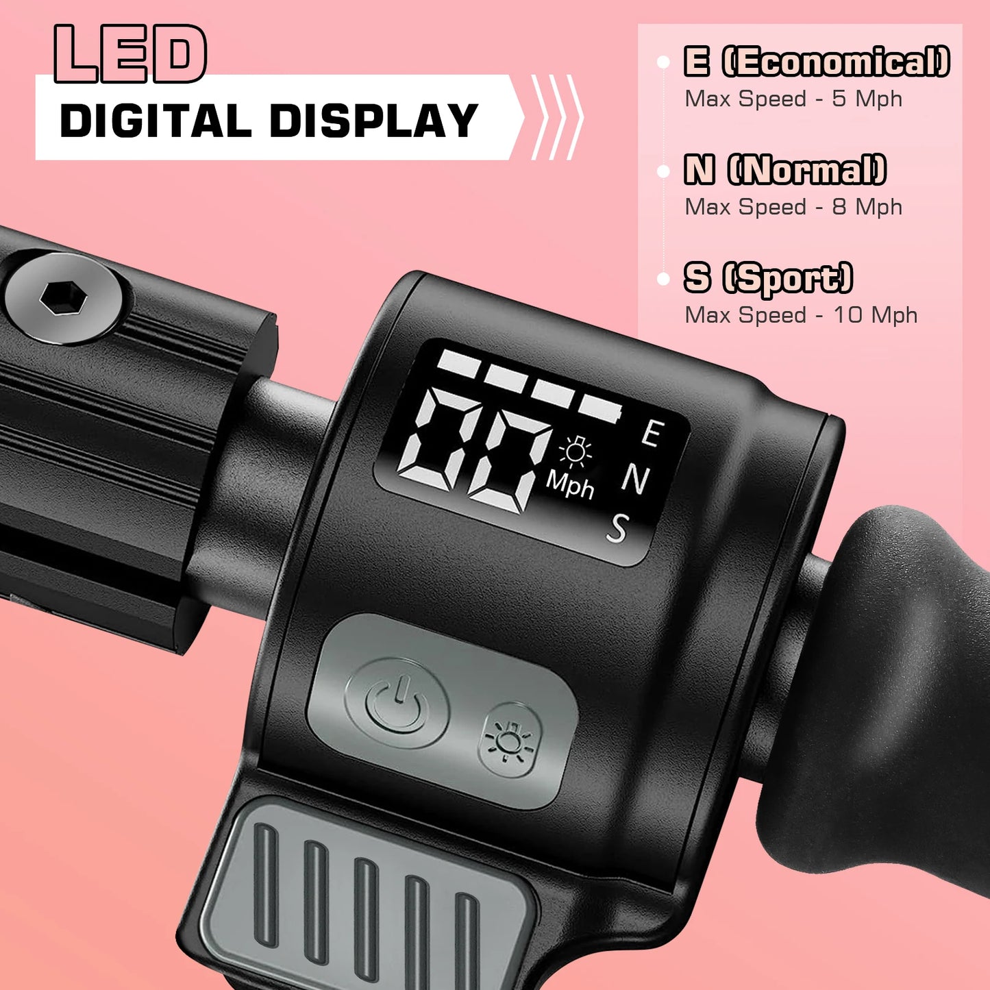 Kids 150W Electric Scooter Ages 6 To 12 With LED Display