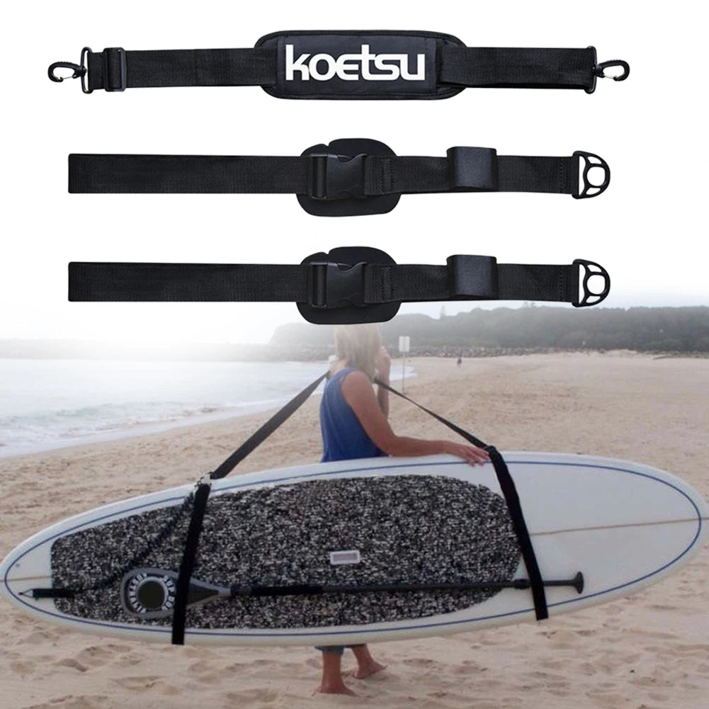 Surfboard Shoulder Belt Adjustable Surfboard Shoulder Carry Sling Stand Up Surf Paddle Board Carrier Accessories