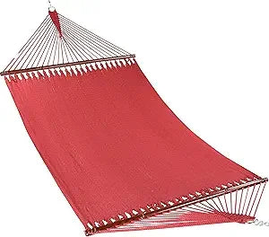 Jumbo Caribbean Hammock - 55 Inch - Soft-Spun Polyester - Mocha