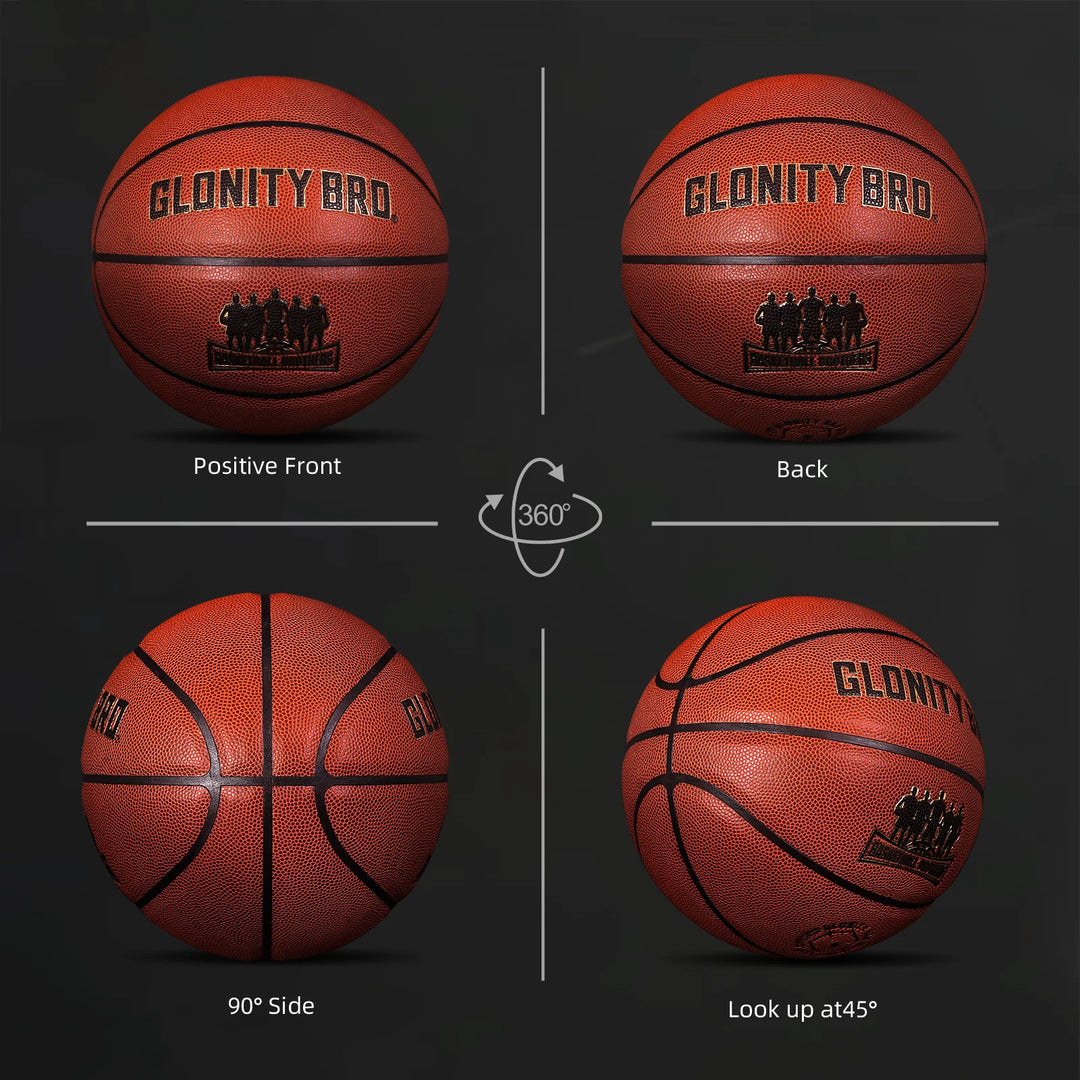 Size 5 6 7 Basketball Brown Gold PU Leather Outdoor Indoor Training Basketalls Women Youth Man Competition Team Standard Ball