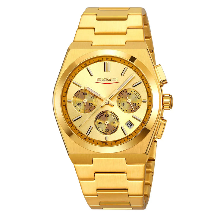 Men StainlSteel Quartz Electronic SKMEI 9371 Wristwatches Watch Business