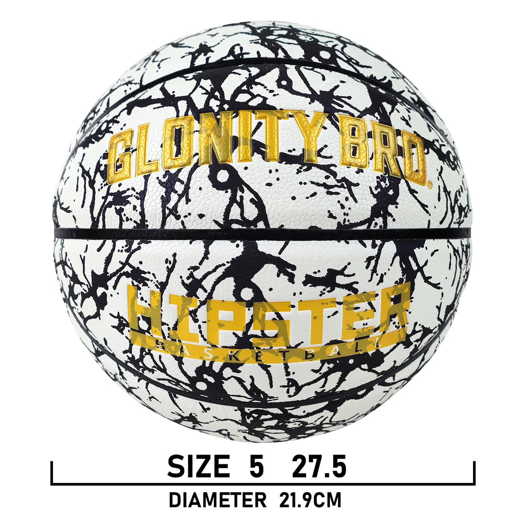 Glowing Basketball Leather Luminous Wear-Resistant Ball Size 5/6/7-27.5/28.5/29.5'' For Youth,In&Outdoor Basketball Night Game